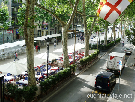 Vistas desde el Hotel Arc, Barcelona.